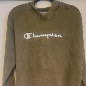 Olive champion hoodies